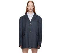 Navy Oversized Blazer