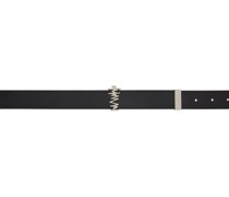 Black Zigzag Belt
