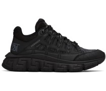 Black Barocco Jacquard Trigreca Sneakers