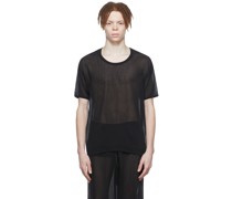 Black Cotton T-Shirt