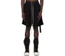 Black Loose-Fit Shorts