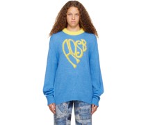 Blue Heart Sweater