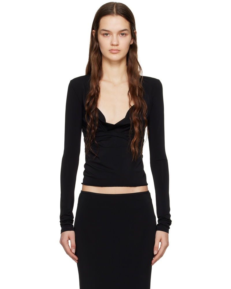 ÉTERNE Damen Black Simone Top