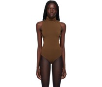 Brown Turtleneck Bodysuit