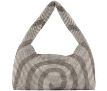 Silver Mini Swirl Armpit Bag