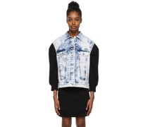 Blue Washed Denim Gilet