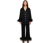 Black Party Pyjama Set