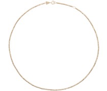 Gold Bead Chain Necklace