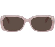 Pink Rectangular Sunglasses