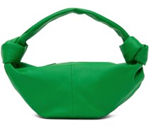 Green Double Knot Top Handle Bag