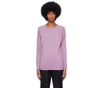 Purple Garment Dye Sweater