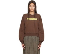 Brown Artwork Sweatshirt
