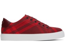 Red Check Sneakers