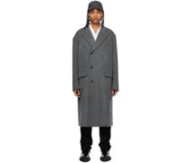 Gray Curtis Trench Coat