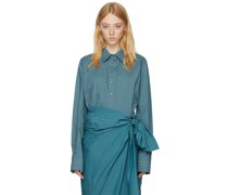 SSENSE Exclusive Blue Cotton Shirt