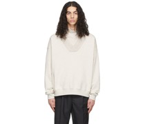 Off-White Cotton Sweatshirt
