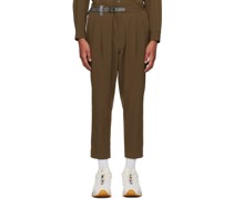 Brown Light W Cloth Trousers