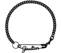 Black 'The Gaultier' Necklace