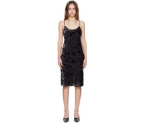 Black Nicola Midi Dress