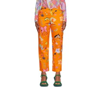 SSENSE Exclusive Orange Chason Jeans
