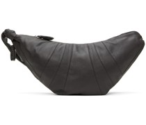 Brown Large Croissant Bag