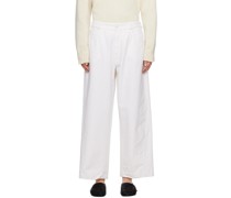 Off-White Straight Trousers