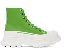 Green Tread Slick High Sneakers