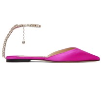 Pink Saeda Slip-On Loafers