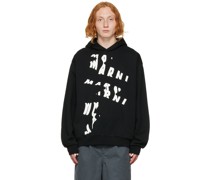 Black Scanned Hoodie