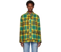 Yellow & Brown Check Jacket