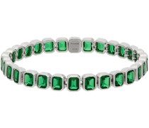 SSENSE Exclusive Silver & Green #3940 Bracelet