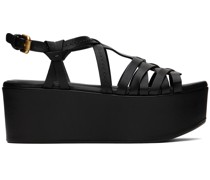 Black Sierra Heeled Sandals