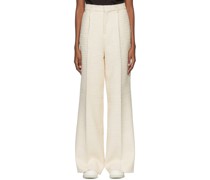 Off-White Cotton Trousers