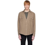 Tan Western Shirt