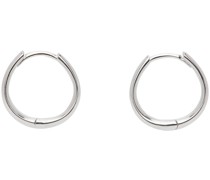 Silver Intrinsic Hoop Earrings