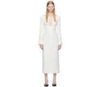 White Solare Midi Dress