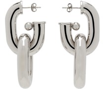 Silver XL Double Link Earrings