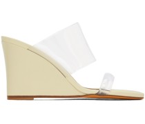 Yellow Olympia Heeled Sandals