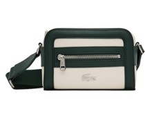 White & Green Small Nilly Piqué Bag