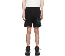 Black Cotton Shorts