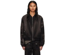 Black Sun-Bleached Bomber