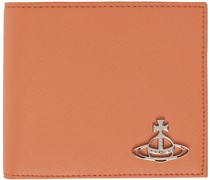 Orange Billfold Wallet