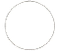 Silver #3710 Tennis Necklace