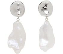 Silver Pearl Baroque Patrice Earrings