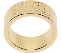 Gold Numeric Minimal Signature Ring
