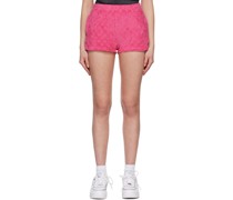 Pink Monogram Shorts