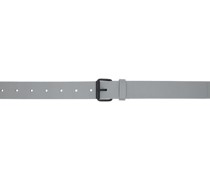Gray Pin-Buckle Belt