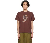 Burgundy G Spider T-Shirt