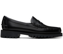 Black Dan Lug Loafers