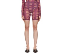 Purple Lena Shorts